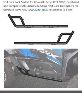 B0drn26gc7 Rock Nerf Bar Sliders For Kawasaki Teryx Krx 1000 20-25 Pair