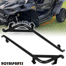 Mc-at-cg-1a-1b Royalparts Utv Side Steps Nerf Bars Rock Slider For 14-23 Polaris Rzr Xp 1000 900 Trail 2dr