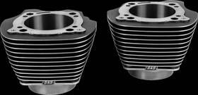 910-1007a S&s Cycle Cylinder Set 4.320 Bore Unhoned Black Granite M8