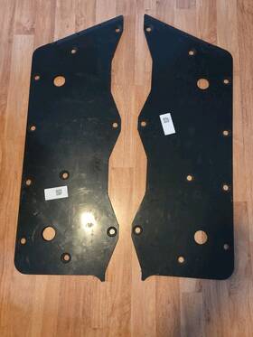 Super Atv Fsp-h-pio1k-rsp-rt Superatv Replacement 1/2 Inch Left And Right Skid Plate For Honda Pioneer 1000 2016-21