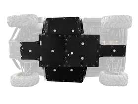 Fsp-h-pio700 Superatv.com Heavy Duty 1/2 Inch Full Skid Plate For Honda Pioneer 700 2014
