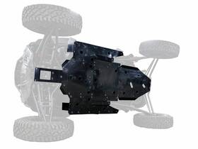 Fsp-p-rzrxpts-002 Superatv Heavy Duty 1/2 Inch Armw Full Skid Plate For Polaris Rzr Xp Turbo S 2019