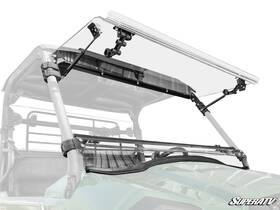 Fws-k-mulemx-70 Superatv Kawasaki Mule Pro-mx Scratch-resistant Flip Windshield