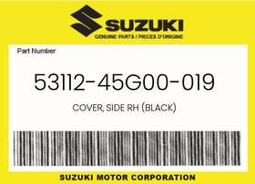 53112-45g00-019 Suzuki Genuine Cover Side Rh Black -