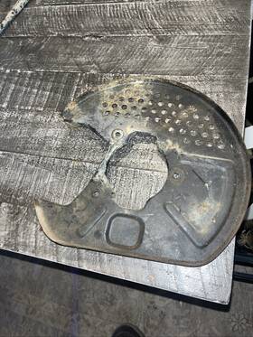 59231-09f01 Suzuki 1998 Quad Runner 500 F 4wd Front Right Disc Brake Guard A21
