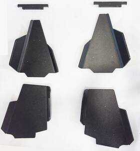 Trail Armor Ta011armimp-cad-bk-1 Can Am Defender Hd5 Hd7 Hd8 Hd9 Dps Hd10 And Max Impact Straight A-arm Guards