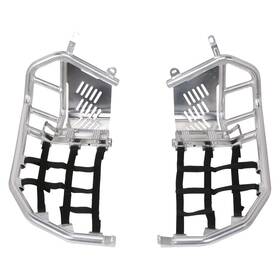 19-2282197a-a84c04 Tusk Foot Peg Nerf Bars With Heel Guards For Suzuki Z400 Quadsport 2003-2008