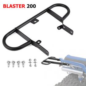 B1ooo45ya159921zb Twom For Yamaha Blaster Yfs 200 Black 1988-06 Atv Rear Back Wide Grab Bar Bumper Usa