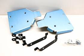 91630 Warn Armor Front A-arm Cv Guards Skid Plates Yamaha Grizzly 300 Nos