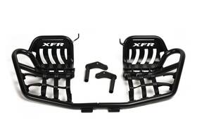 Pse203-hgb Xfr 546518 Yamaha Banshee Pro Peg Foot Nerf Bars Heel Guard Gloss Black