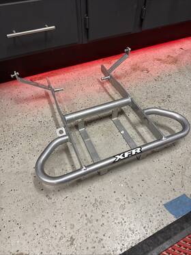Cre208-pol Xfr - Extreme Fabrication Racing Cre208 Yamaha Raptor 700 700r 2006-2020 Six Pack Grab Bar Cooler Rack