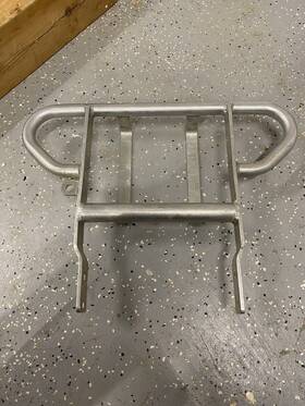 Cre301-hgb Xfr - Extreme Fabrication Racing Suzuki Ltz400 Z400 Six Pack Grab Bar Cooler Rack Silver