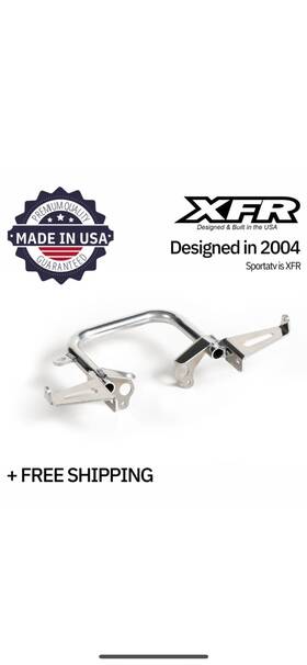 Gbe206b Xfr - Extreme Fabrication Racing Aluminum Rear Grab Bar Yamaha Yfz450 Yfz 450 2006-2009