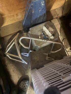 Gbe206c-mbk Xfr - Extreme Fabrication Racing Aluminum Rear Grab Bar Yamaha Yfz450r Yfz450x 2009-18 Matte