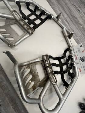 Pse203 Xfr Yamaha Banshee Yfz 350 Pro Peg Foot Nerf Bars W Heel Guard 87-06 Ps203
