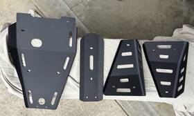 Lschwsgp04 Xitomer Fit For Yamaha Raptor 700r 2013 2024 Front And Rear A-arm Skidplates Guard