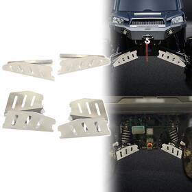 Xushwsgp05 Xitomer Aluminum Front And Rear A-arm Skid-plates Fit For Polaris Ranger Xp 900 13-19