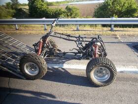 Xrw 130252507pr-p Honda 700xx Roller Frame Arms Wheels Etc