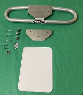 04-1695a Yamaha Ac Racing Aluminum Wide Grab Bar Raptor90 2016 To 2023