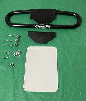 04-1695k Yamaha Ac Racing Aluminum Wide Grab Bar Raptor90 2016 To 2023