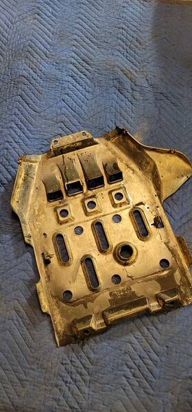 1hp-f147e-01-00 Yamaha 2012-2020 Grizzly 550 700 Skid Plate Middle
