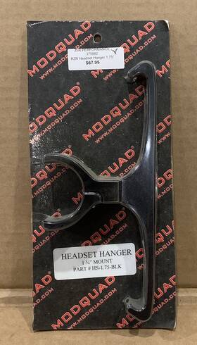 375882 Yamaha Modquad Dual Headset Hanger 1-3/4 Inch Mount - Black For Polaris