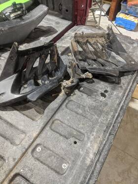 5gt-12627-00-00 Yamaha 07 Raptor 700 Heel Guard Foot Rests 06-12 Left Right Yfz450 Yfz 450 #233