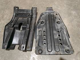 5lp-2219x-00 Yamaha 01-05 Raptor 660 Skid Plates Under Frame And Swing Arm Oem Factory Parts