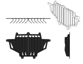 905bg399000 Yoshimura Polaris Rzr 900 Radiator Roost Guard 19040086e /
