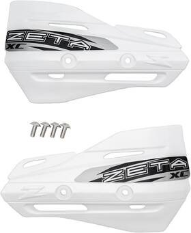 Ze72-3110 Zeta Xc Protector Handguard - White Superior Coverage And Hand Protection