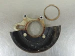 2005 Can Am Bombardier Rally 175 Rear Caliper Bracket Brake Disc Guard. Fixed Price $24.99.