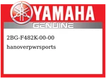 Yamaha Oem Part 2BG-F482K-00-00 Frame, Carrier. Fixed Price $339.99.