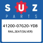 41200-07G20-YD8 Suzuki Rail,seat(silver) 4120007G20YD8, New Genuine Oem Part. Fixed Price $656.56.