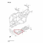 New Oem Suzuki Eiger Lt-a 400 Middle Engine Protector Guard Skid Plate. Fixed Price $54.95.