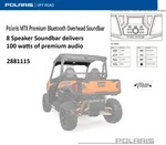 Polaris- Premium Soundbar- Oem 2881115. Fixed Price $549.99.