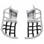 Tusk Foot Peg Nerf Bars With Heel Guards Silver Black Webbing 1166320007. Fixed Price $227.32.