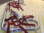 Racing Yamaha 660 Raptor 01-06 Gloss Aluminum Nerf Bars 04.4850. Fixed Price $95.00.