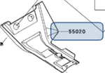 Kawasaki Oem Front Skid Guard 55020-0064-6Z. Fixed Price $56.55.
