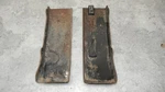 1987 Suzuki LT230E Quadrunner Rear Skid Plate Differential Guard 61392-35B01. Fixed Price $35.00.
