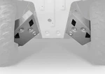 Rival Powersports Alloy A-arm Guards Rear For Yamaha Grizzly 700 2017-2023. Fixed Price $125.95.