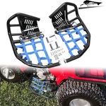 Pair Nerf Bars Heel Guards For Honda Trx 450R Sportrax All Years Blue Nets. Fixed Price $112.72.