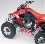 Dg 60-2200 Nerf Bars TRX400EX Natrual/red. Fixed Price $355.49.