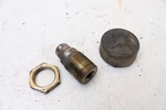 2000 Polaris Xpedition 425 Atv Oem Swingarm Pivot Bolt W/ Nut And Rubber Cap. Fixed Price $17.95.