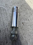 Atv Utv Billet Whip Mount Holder Fits 1/4" And 5/16" Diameter Flags Red. Fixed Price $14.99.