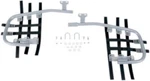 Dg Performance Steel Nerf Bars Silver Black Web 54-6260. Fixed Price $199.99.