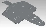Rival Central Skid Plate Alloy 2444.7474.1 For Polaris General 1000 Xp 17-25. Fixed Price $799.00.