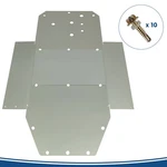 Fit For 08-14 Polaris Rzr 800 900 Xc Aluminum Skid Plate Heavy Duty 3/16". Fixed Price $171.00.
