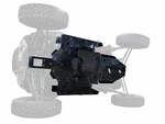 Superatv Heavy Duty 1/2" Armw Full Skid Plate For Polaris Rzr Xp Turbo 2019+. Fixed Price $771.95.