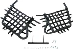 Dg Performance Alloy Nerf Bars Black 60-4509X Yamaha YFZ450R Atv 2009-2016. Fixed Price $351.62.
