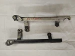 1985 Honda Interceptor VF500F Left & Right Grab Bars 84100 / 84200-KE7-000 (#2). Fixed Price $15.00.